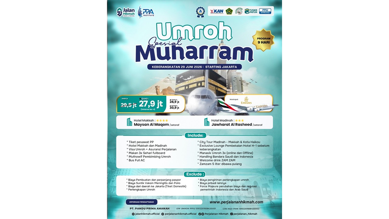 Umroh Spesial Muharram (JH) Juni 2026