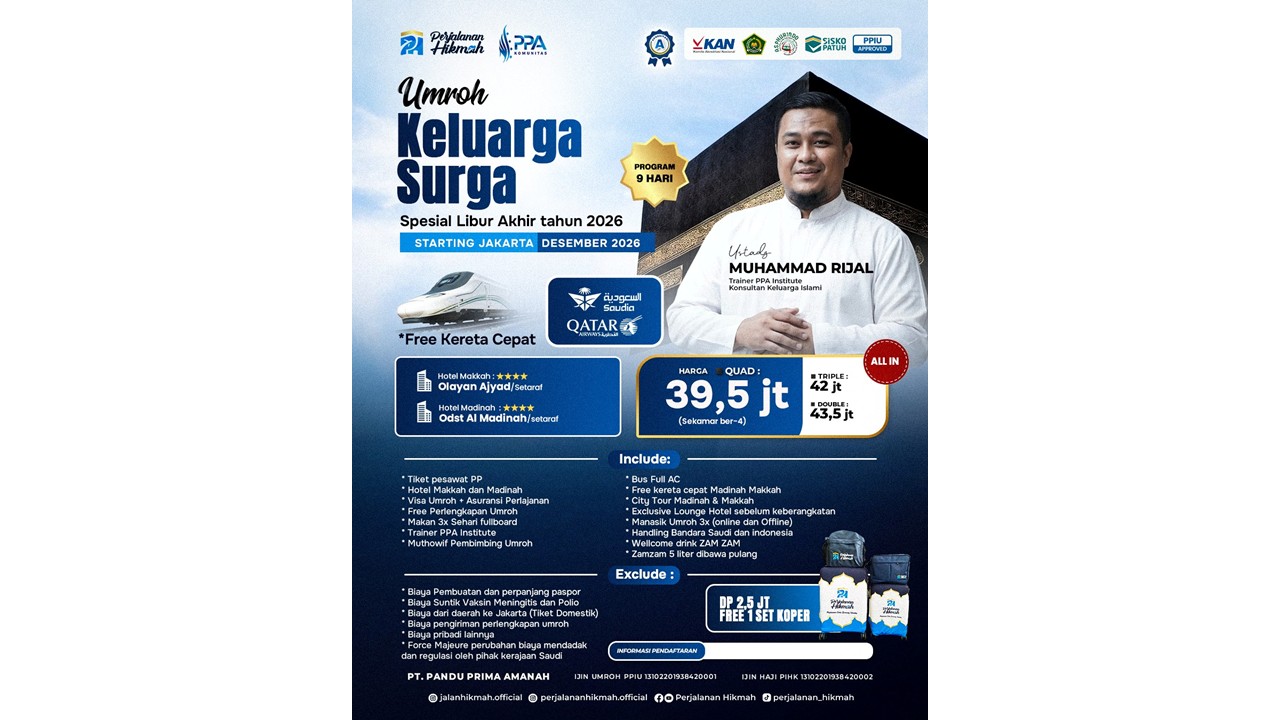 Umroh Keluarga Surga (PH) Desember 2026
