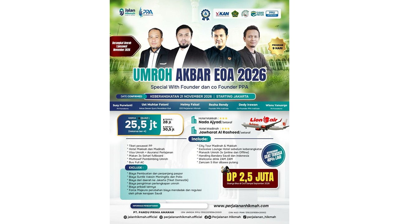 Umroh Akbar EOA (JH) November 2026