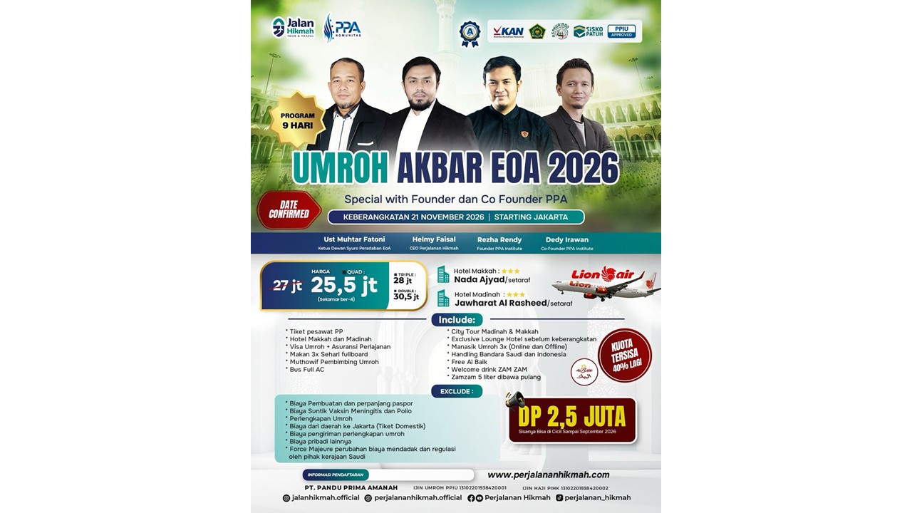 Umroh Akbar EOA (JH) November 2026